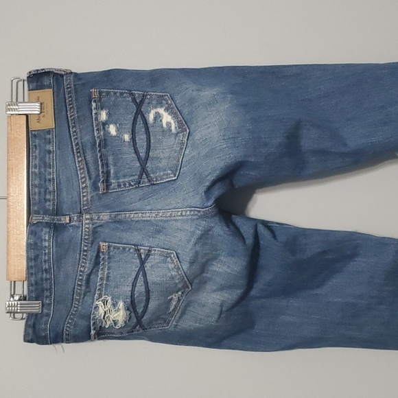 Abercrombie & Fitch jeans women's size 2 blue ripped destroyed holes Grunge - Picture 12 of 15
